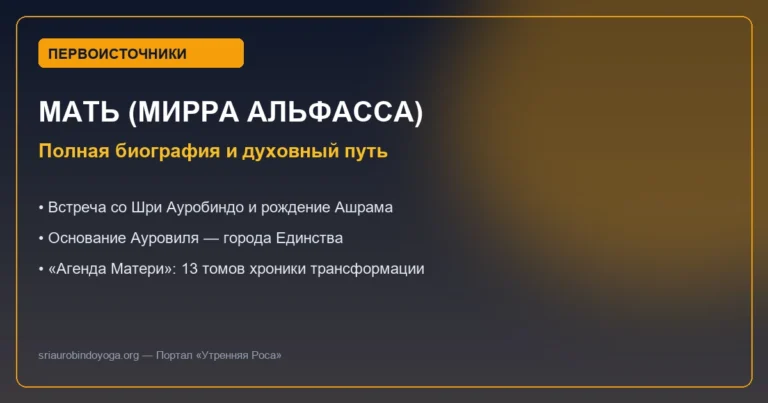 Мать (Мирра Альфасса): полная биография, духовная работа и рождение Ауровиля